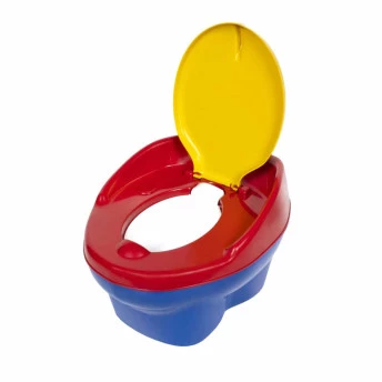 Penico Troninho Infantil Musical - Azul e Vermelho - Styll Baby