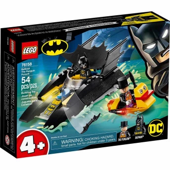 Perseguição ao Pinguim no Batbarco - Batman - DC - 54 Pcs - Lego
