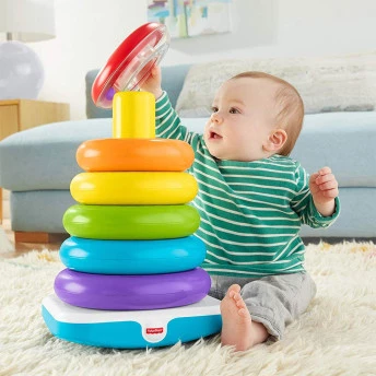 Pirâmide Infantil de Argolas Gigante - Fisher-Price