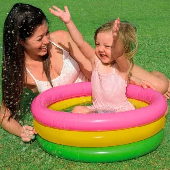 Piscina Redonda Infantil Inflável - Pôr do Sol - 34 litros - INTEX