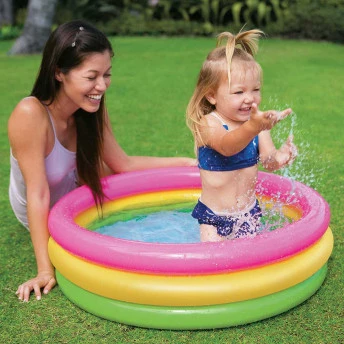 Piscina Redonda Infantil Inflável - Pôr do Sol - 56 litros - INTEX