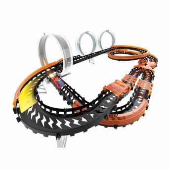 Pista de Corrida - Hot Wheels - Wave Racers - Mega Match - Fun Divirta-se