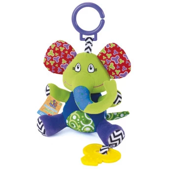Chocalho Mordedor Amiguinhos Animais - Elefante - Yes Toys