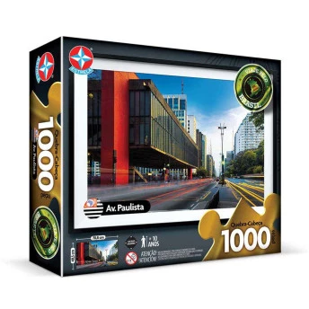 Quebra Cabeça 1000 Peças Avenida Paulista - SP - Estrela_1201602000165_2