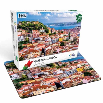 Quebra-Cabeça - 1000 Peças - Lisboa - Portugal - Pais e Filhos