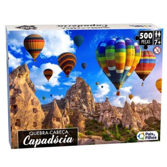 Quebra-Cabeça - 500 Peças - Capadócia - Turquia - Pais e Filhos