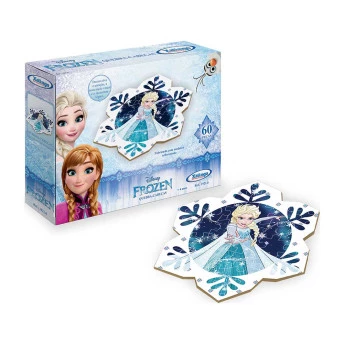 Quebra Cabeça Infantil Frozen Disney - 60 Peças - Xalingo