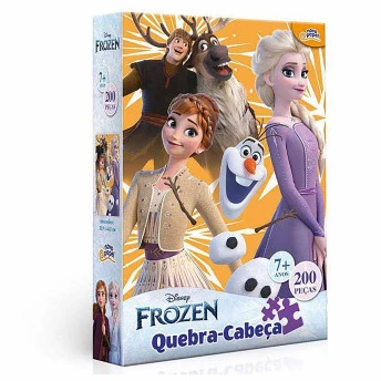 Quebra-Cabeça - 200 Peças - Disney - Frozen - Toyster