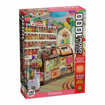 Quebra-Cabeça - Puzzle - 1000 peças - Doceria - Grow
