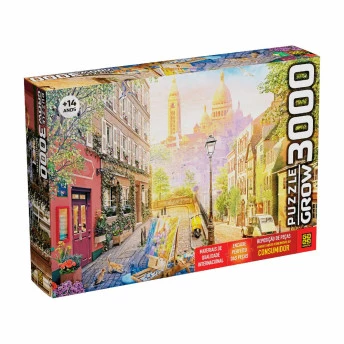 Quebra-Cabeça - 3000 peças - Montmartre - França - Grow
