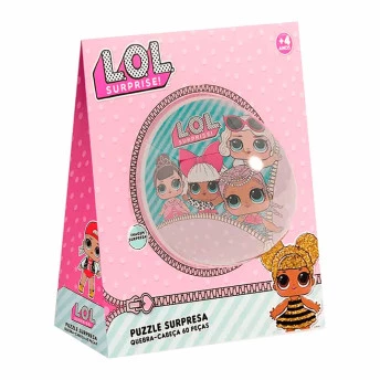 Quebra-Cabeça Infantil 60 Peças - LOL Surprise - Puzzle Surpresa - Grow