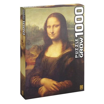 Quebra-Cabeça - 1000 Peças - Mona Lisa - Grow