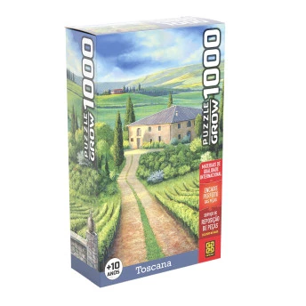Quebra-Cabeça - 1000 Peças - Toscana - Itália - Grow