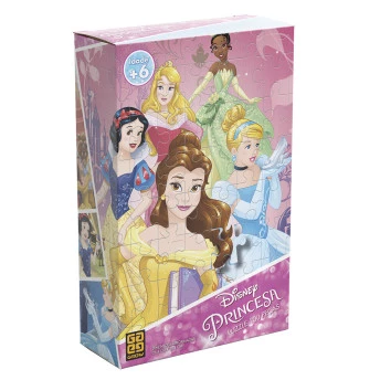 Quebra-Cabeça - 100 Peças - Princesas Disney - Grow