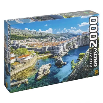 Quebra Cabeça 2000 Peças Dubrovnik - Croácia - Grow 