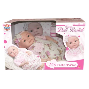 Boneca Articulada - 43 cm - Doll Realist - Mariazinha - Sid-Nyl