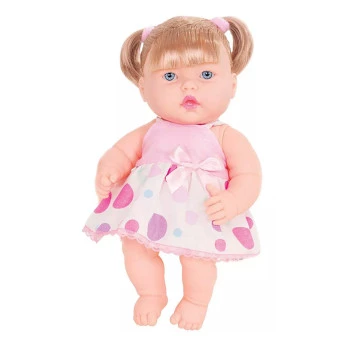 Boneca Neneca Branca Com Cabelo - Super Toys