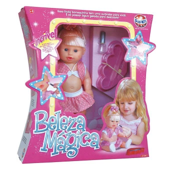 Boneca de Vinil - 35c m - Beleza Mágica - Sid-Nyl