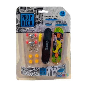 Skate de Dedo - 9 cm - Pro Deck - Urbano - Multikids