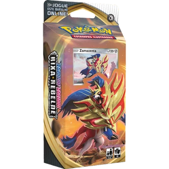Jogo de Cartas - Pokémon - Starter Deck - EE2 - Rixa Rebelde - Zamazenta - Copag