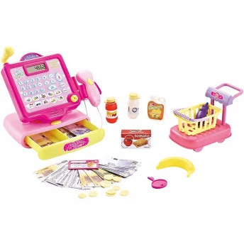 Super Caixa Registradora Completa - Rosa - Multikids