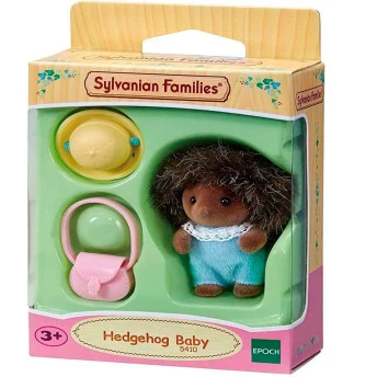 Figura com Acessório - Sylvanian Families - Bebê Porco-Espinho - Epoch Magia