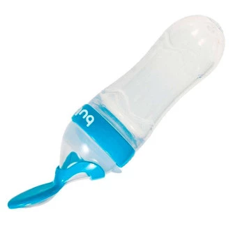 Talher Infantil - Colher Dosadora - 20cm - Azul - Buba