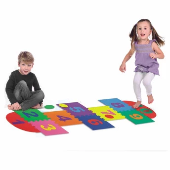 Tapete EVA Infantil - Amarelinha com 4 Discos - Nig Brinquedos