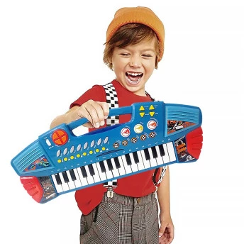 Teclado Musical Infantil Radical - Hot Wheels - Grande - Fun