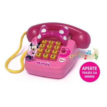 Telefone com Frases - Foninho Sonoro Minnie - Disney - Elka 1