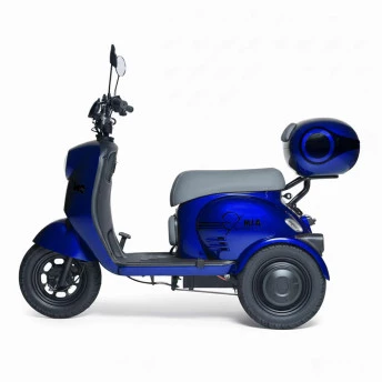 Triciclo Elétrico - MIA Tri 800w Lithium - Azul - Moto Chefe