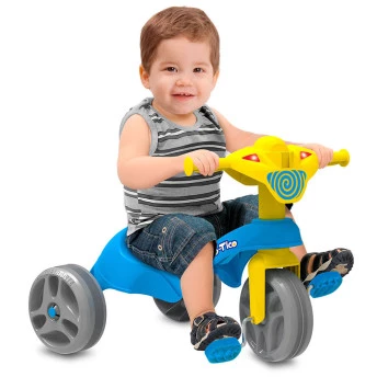 Triciclo Infantil Tico-Tico Club Triciclo Azul - Bandeirante_684_1