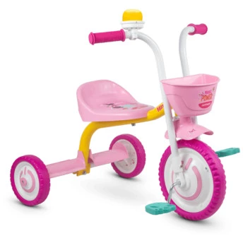 Triciclo Infantil - Aro 5 - Minnie - Rosa - Nathor