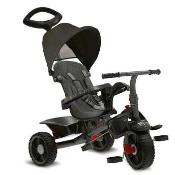 Triciclo Infantil - Passeio e Pedal - Smart Comfort - Preto - Bandeirante