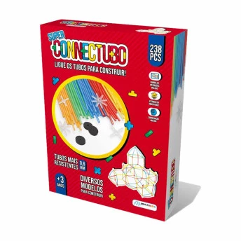 Tubos de Montar - Connectubo - 238 peças - Multikids