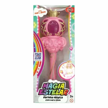 Varinha Mágica com Luz e Som - Magia Estelar - Toyng
