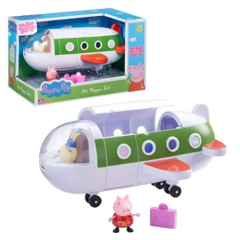 Veículo e Boneca - Avião da Peppa Pig - Sunny de 27 cm
