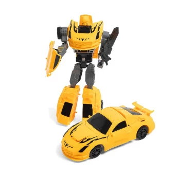 Veículo 2 em 1 - Auto Robótico - Carro Vira Robô - Amarelo - Toyng