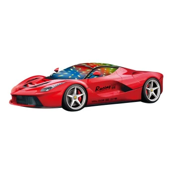 Veículo com Luz e Som - Last Car - Bate e Volta - Vermelho - DM Toys