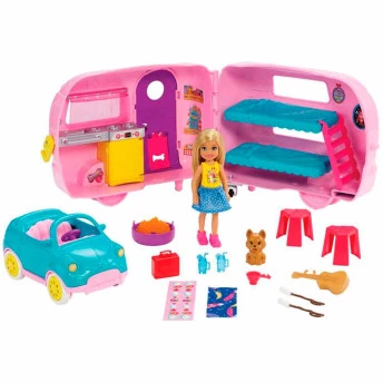 Veículo e Cenário - Barbie Chelsea - Trailer Club - Mattel