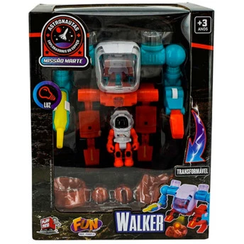 Veículo e Mini Boneco - Astronautas - Walker - Fun Divirta-se