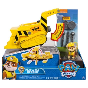 Veículo Rubble Com Flip 2 Em 1 Da Patrulha Canina - Sunny