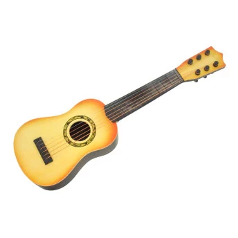 Violão Infantil - 6 Cordas - Amarelo - DM Toys