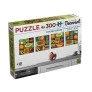 Kit 4 Quebra-Cabeças - 300 peças - Decorart - Pop Art Fruits - Grow