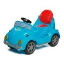 Carrinho de Passeio e Pedal - 1300 Fouks Azul - Calesita com Haste Direcionáve
