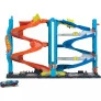Conjunto e Pista - 2 em 1 - Hot Wheels City - Torre de Corrida - Mattel