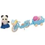 Figura e Acessório - Sylvanian Families - Conjunto Bicicleta e Patim - Menina Panda - Epoch Magia