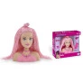 Boneca para Pentear - Mini Styling Head - Special Hair - Barbie - Rosa - Pupee