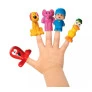 Boneco de Vinil - Turma do Pocoyo - Kit 5 Miniaturas Dedoche - Cardoso Toys