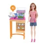Boneca Articulada - 30cm - Dream Doll - Doctor Veterinary - Ruiva - Candide